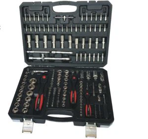 172pcs Socket Teeb Nrog 1/2 3/8 1/4 Tsav Tsheb